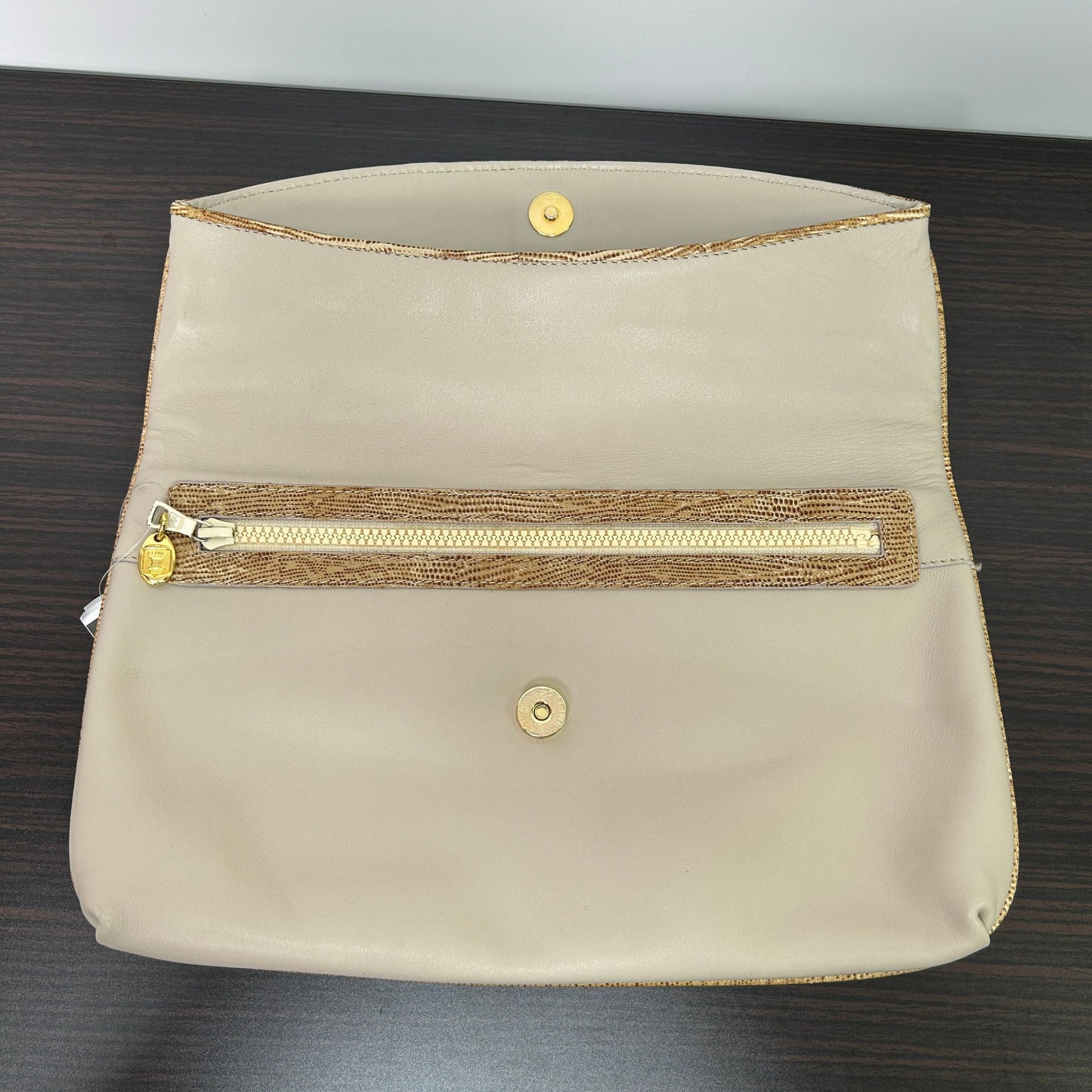 Saint Laurent clutch bag Guy Laroche Beige LB115826