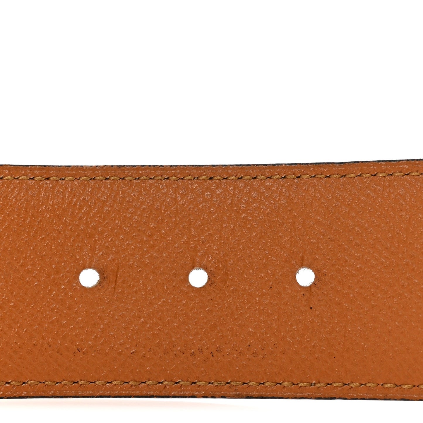 Hermes Box Epsom 38mm Belt Strap 95 38 Brique Sesame