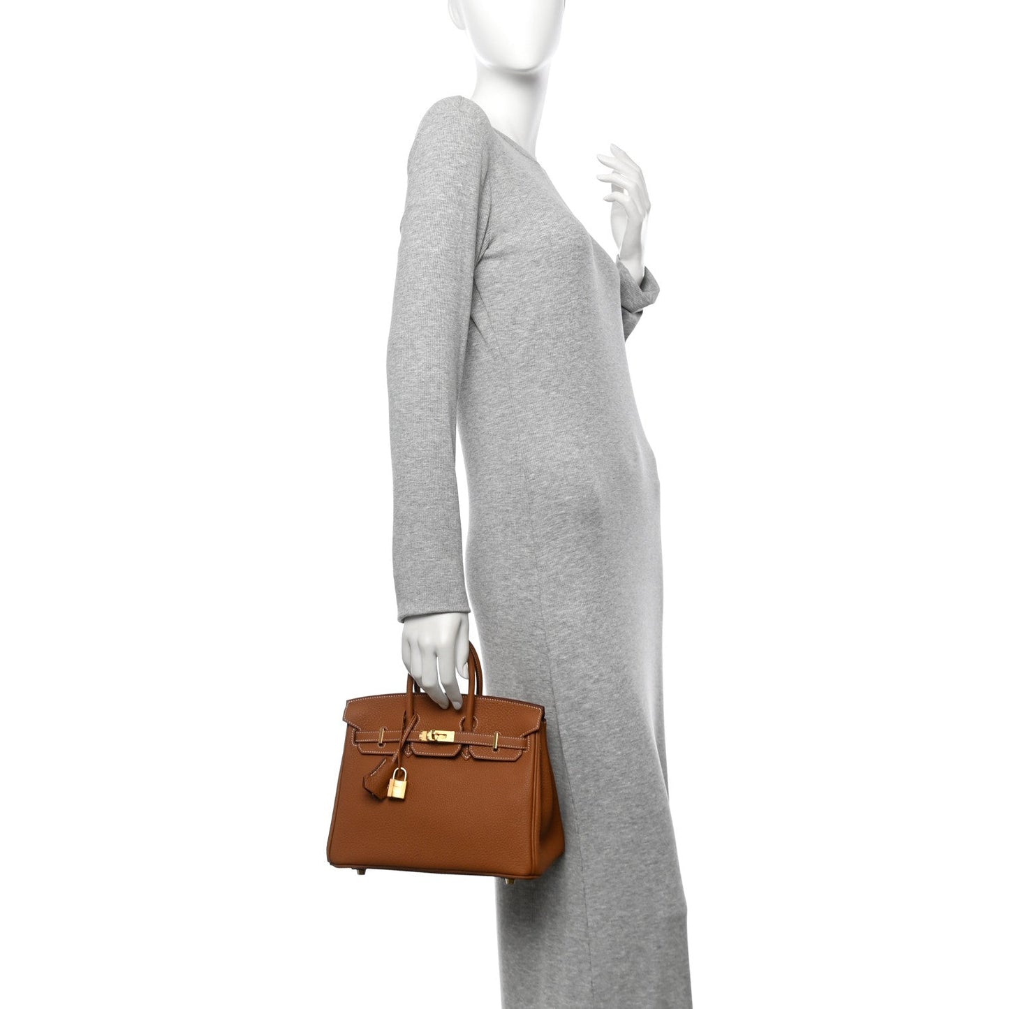 Hermes Togo Birkin 25 Gold