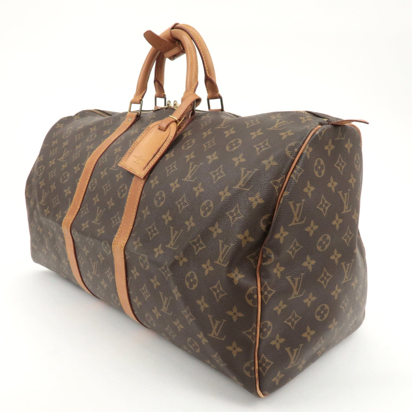 Louis Vuitton Monogram Keep All 55 Boston Bag Travel Bag M41424
