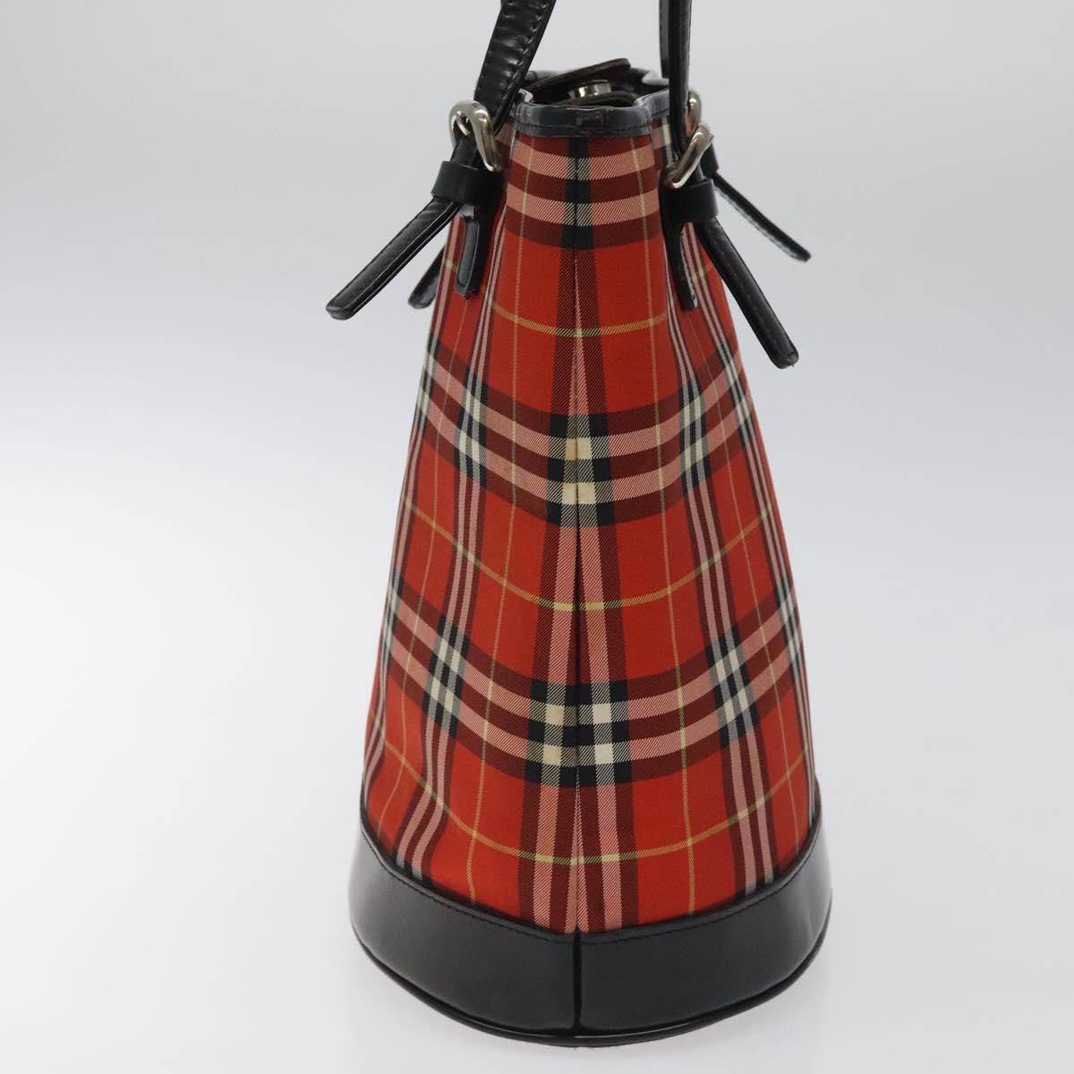 Burberry Blue Label Red Canvas Handbag ( )