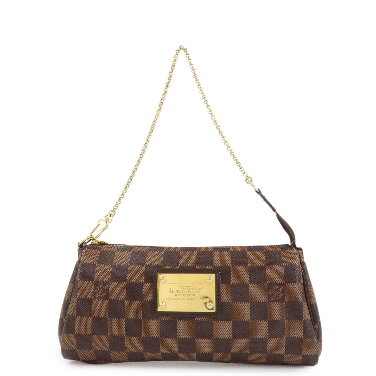 Louis Vuitton Damier Eva 2Way Hand Bag Shoulder Bag Damier Ebene N55213