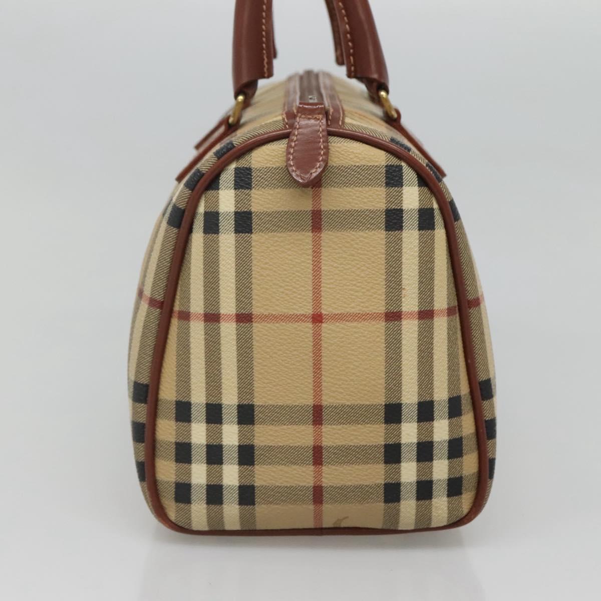 Burberry Nova Check Beige Canvas Handbag ( )