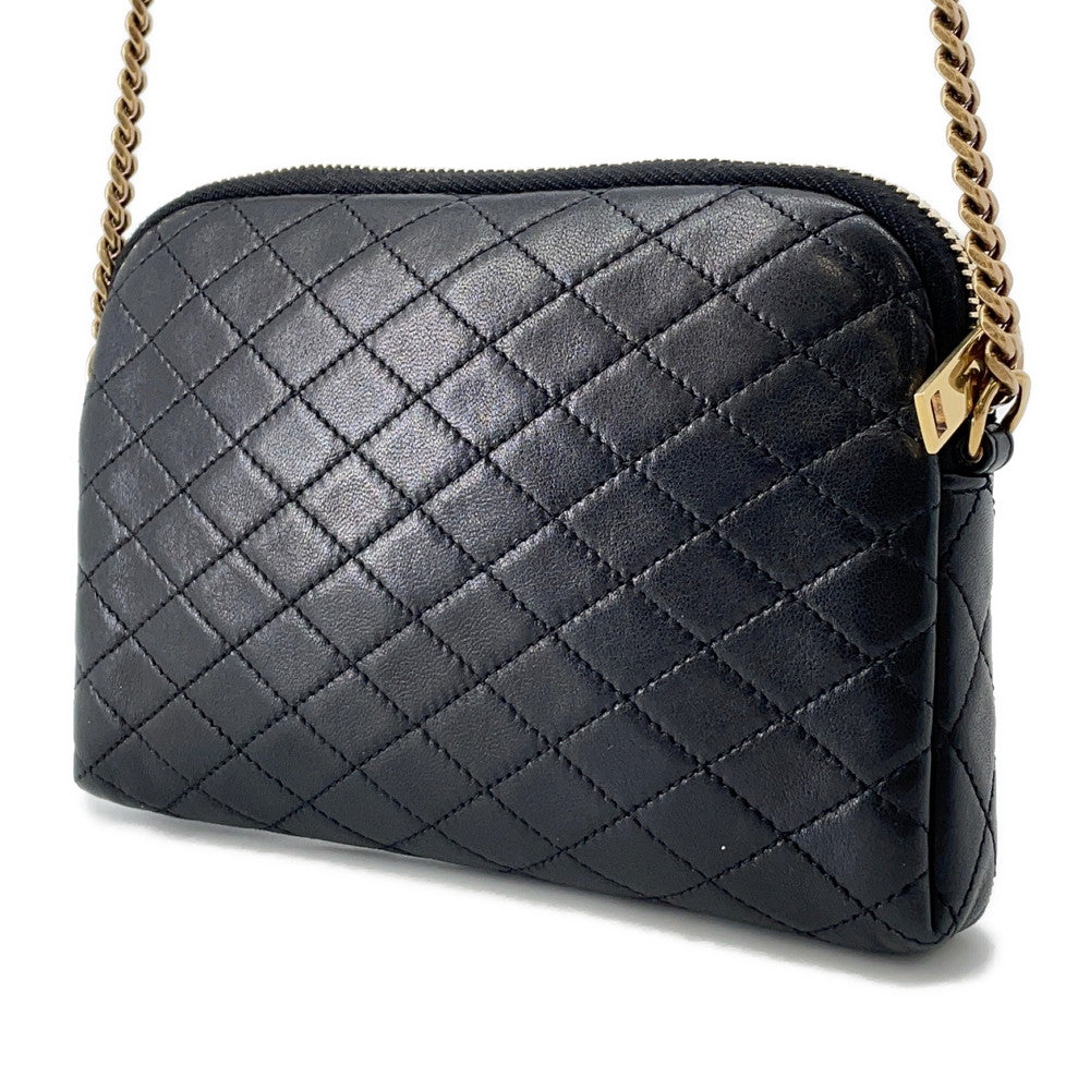 SAINT LAURENT PARIS Gabby Shoulder Bag Black733667 Leather
