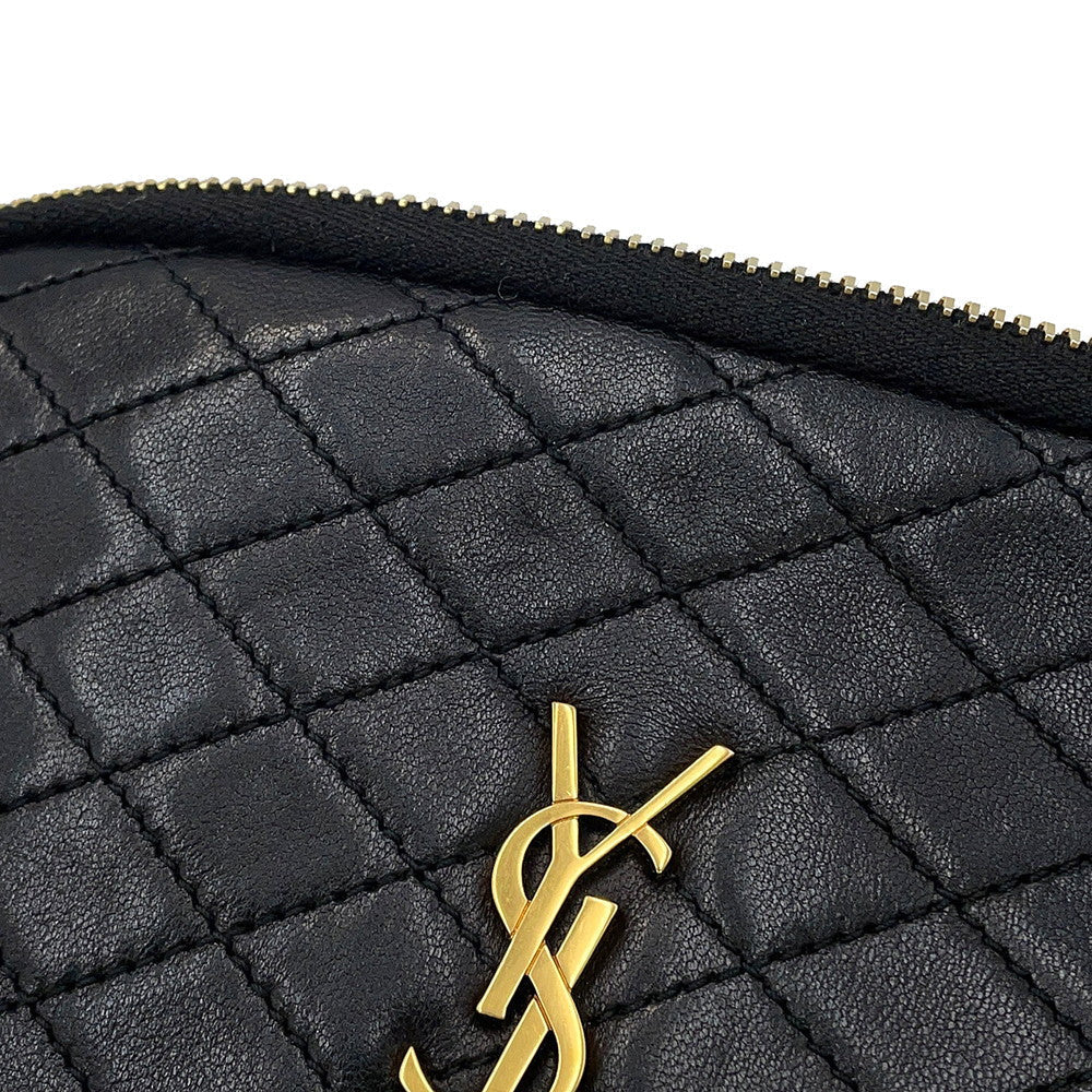 SAINT LAURENT PARIS Gabby Shoulder Bag Black733667 Leather