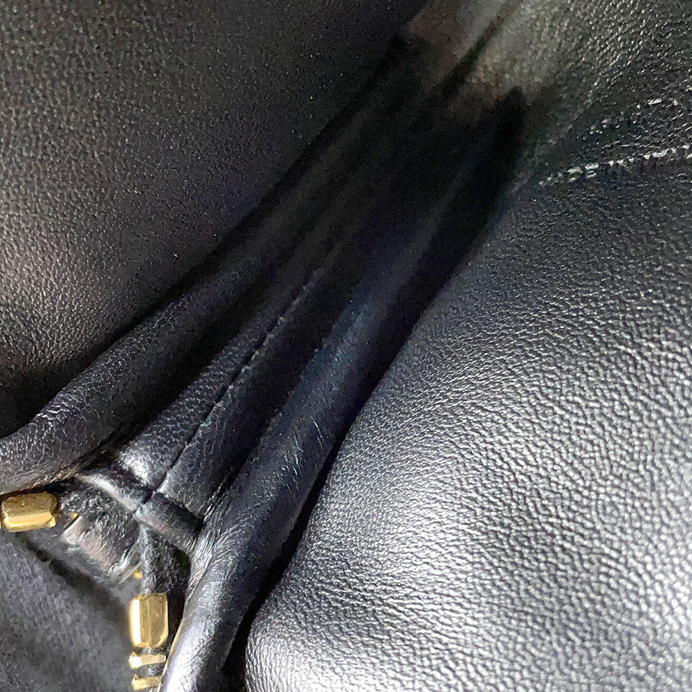 SAINT LAURENT PARIS Gabby Shoulder Bag Black733667 Leather