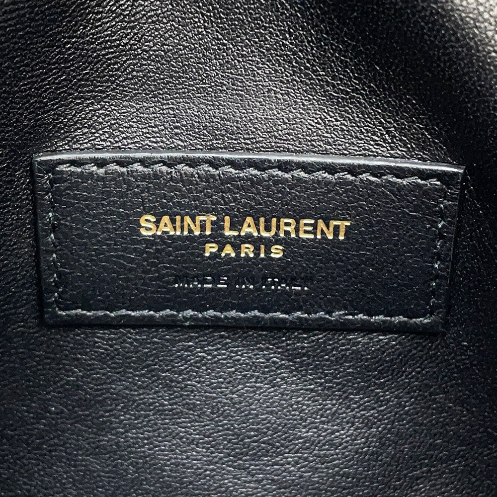SAINT LAURENT PARIS Gabby Shoulder Bag Black733667 Leather