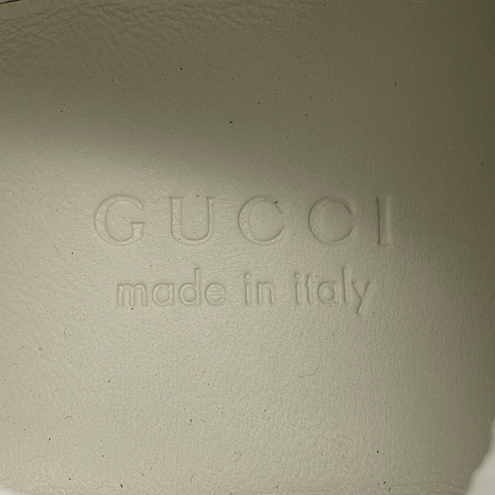 GUCCI GUCCI 2.0 Men's Sneakers New Griotte?814040	 Mesh Leather Size 7 1/2