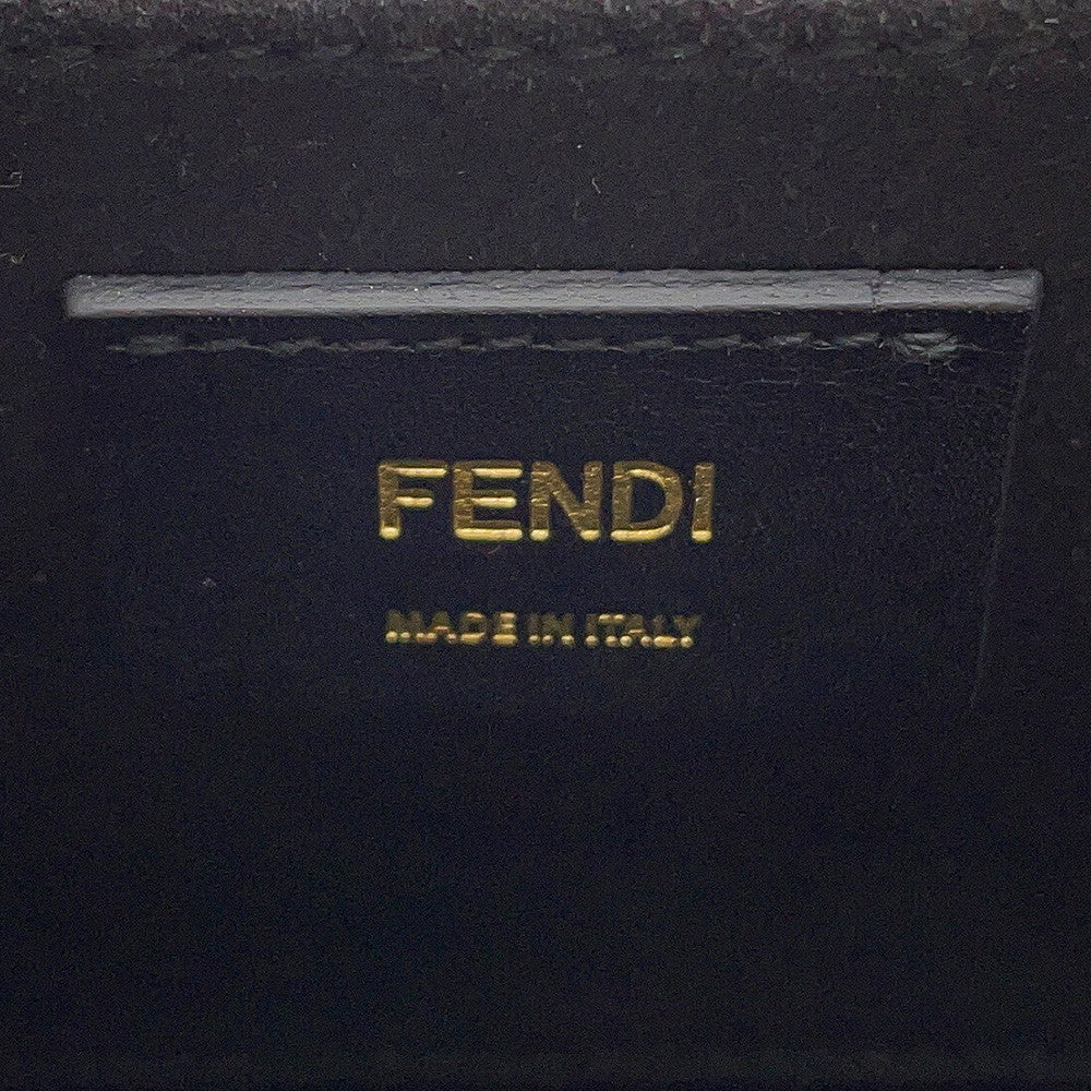 FENDI Box Shoulder Bag Pink8BT340 Leather