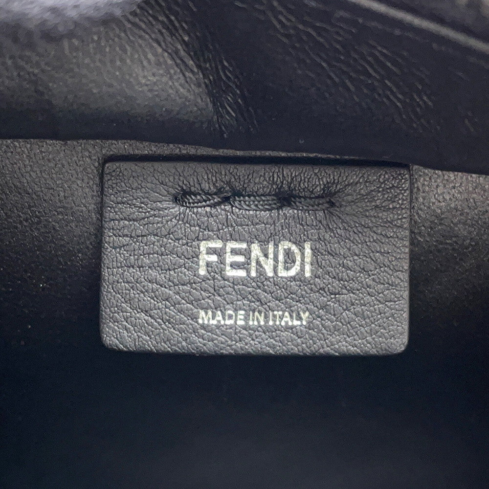 FENDI Petit Trois Jules Black8BH333 Leather