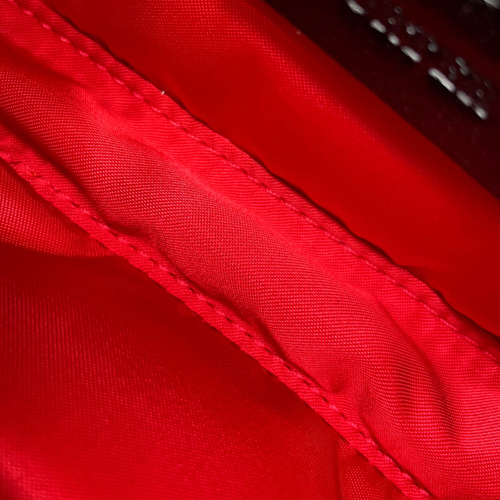 FENDI Mamma Baguette Porter Collaboration Red7AS138 Nylon Size Mini