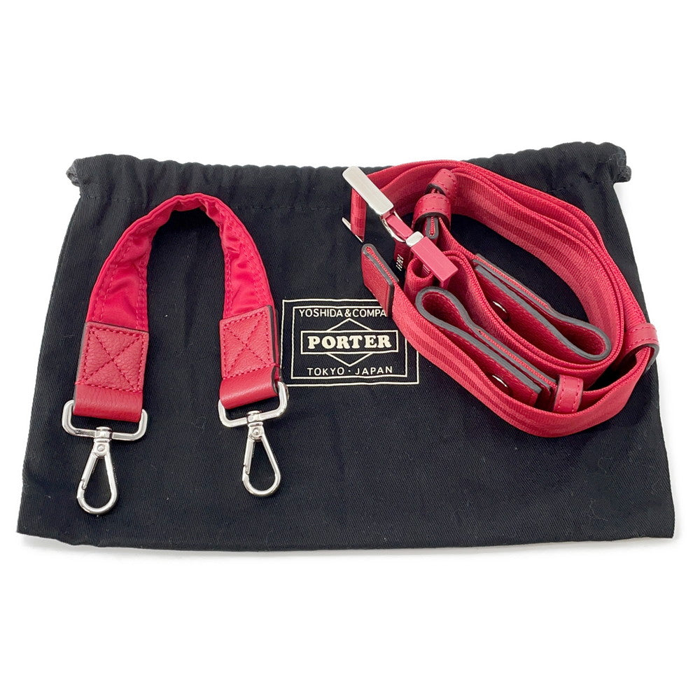 FENDI Mamma Baguette Porter Collaboration Red7AS138 Nylon Size Mini