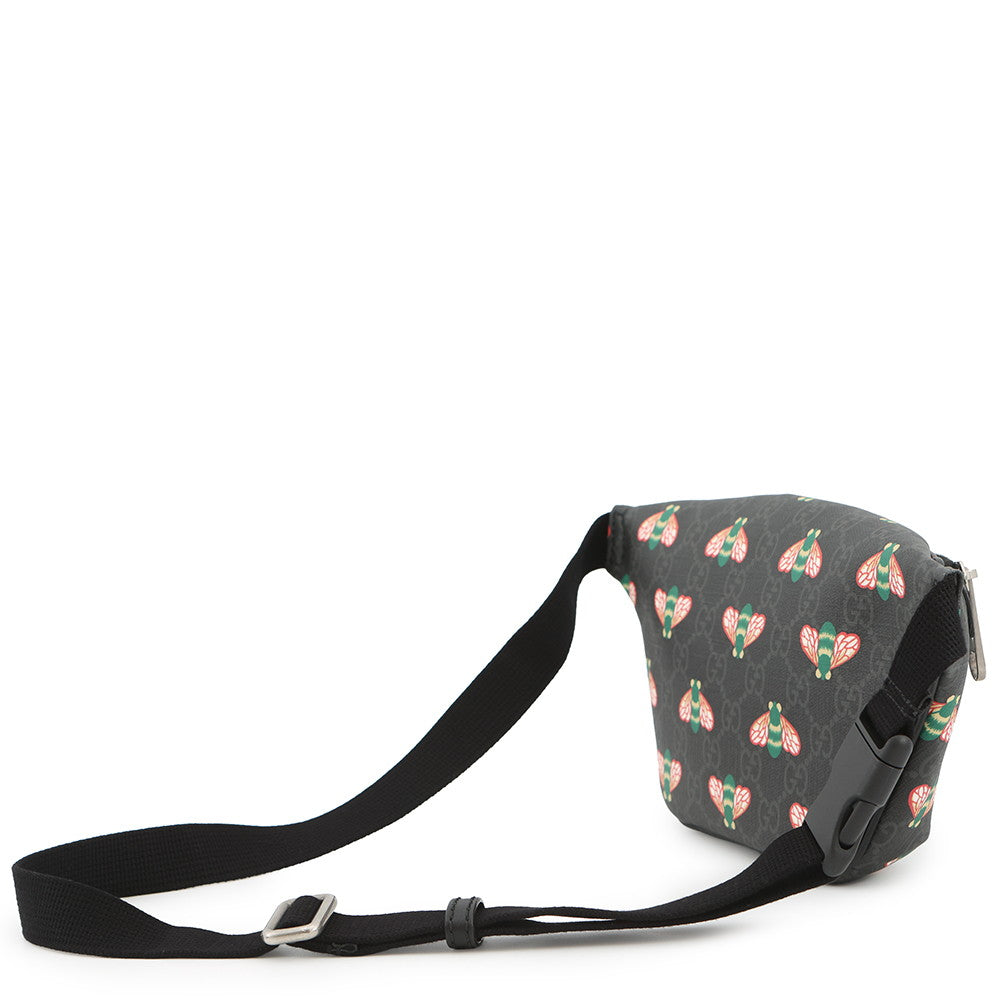 GUCCI GG Supreme Crossbody Bag Bee Black675181 GG Supreme