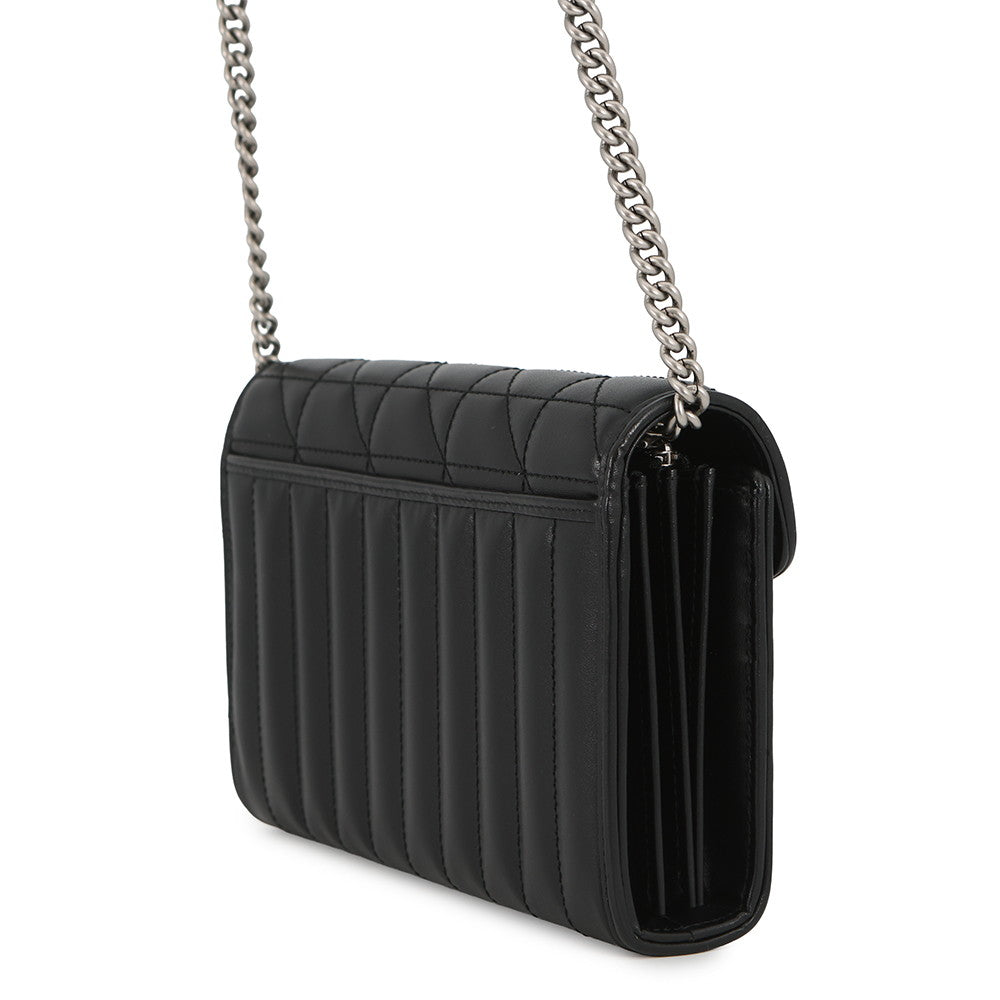 GUCCI GG Marmont ChainShoulder Black474575 Leather