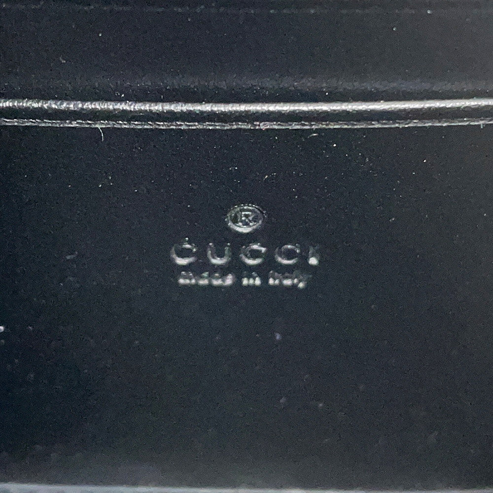 GUCCI GG Marmont ChainShoulder Black474575 Leather