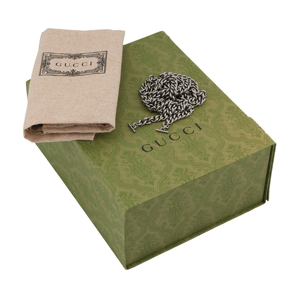 GUCCI GG Marmont ChainShoulder Black474575 Leather