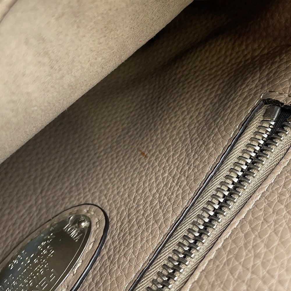 FENDI Peekaboo Selleria Greige8BN290 Leather Size regular