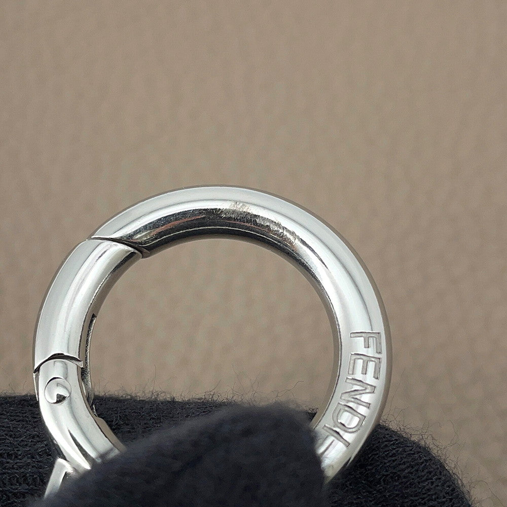 FENDI Peekaboo Selleria Greige8BN290 Leather Size regular