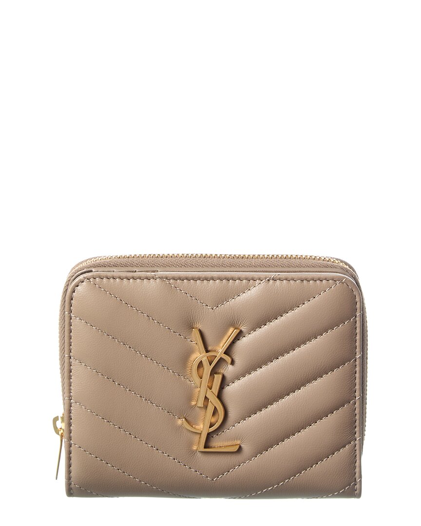Saint Laurent Cassandre Matelasse Leather Card Case