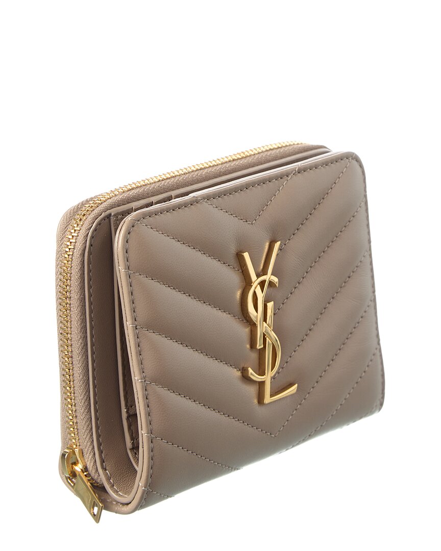 Saint Laurent Cassandre Matelasse Leather Card Case
