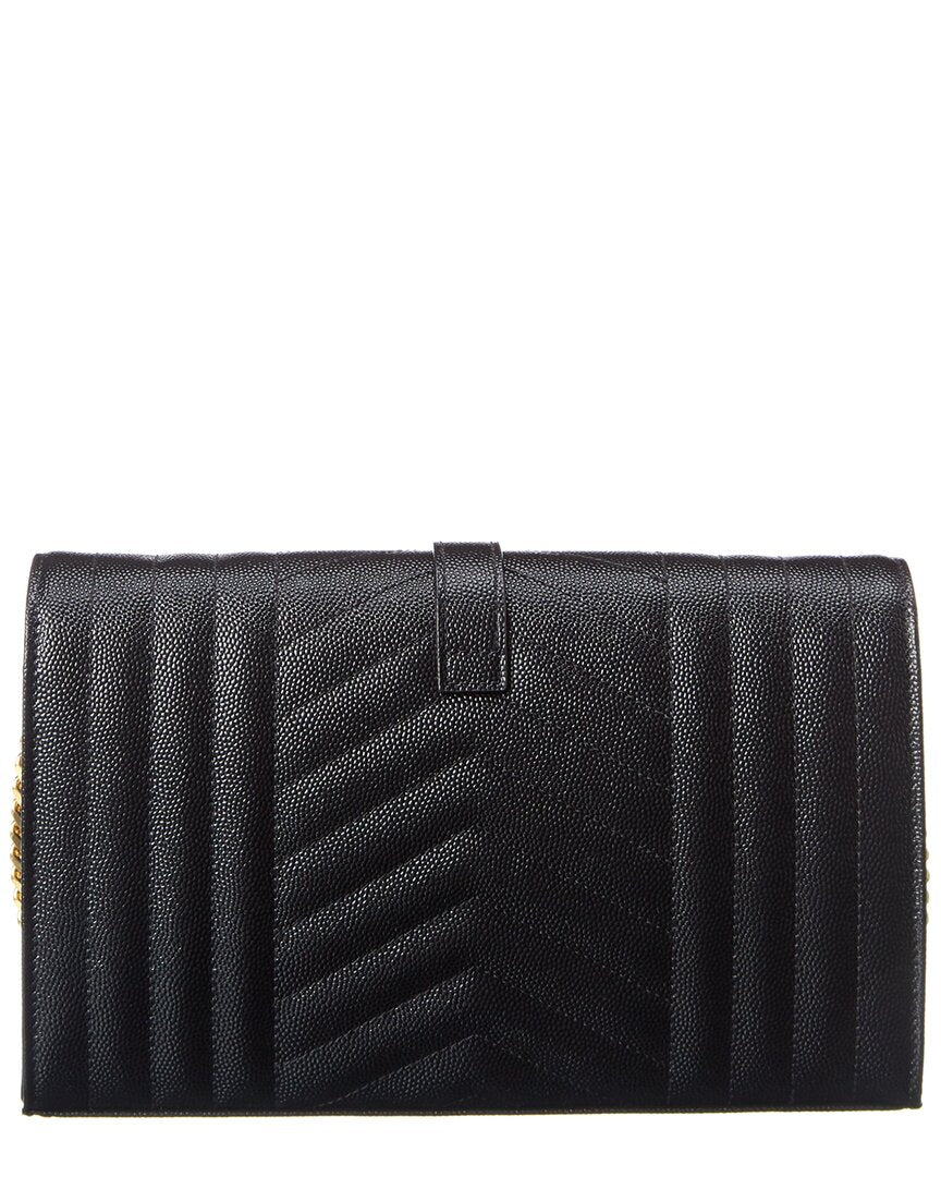 Saint Laurent Leather Wallet On Chain