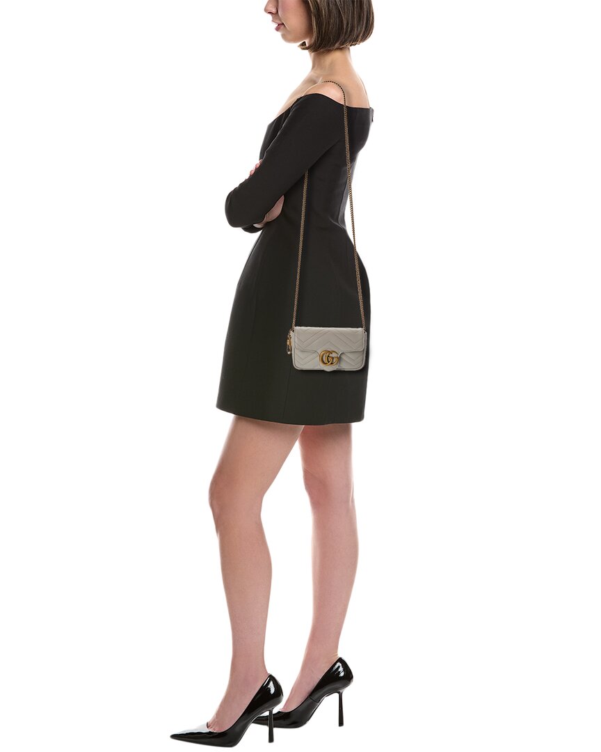Gucci Gg Marmont Super Mini Matelasse Leather Shoulder Bag