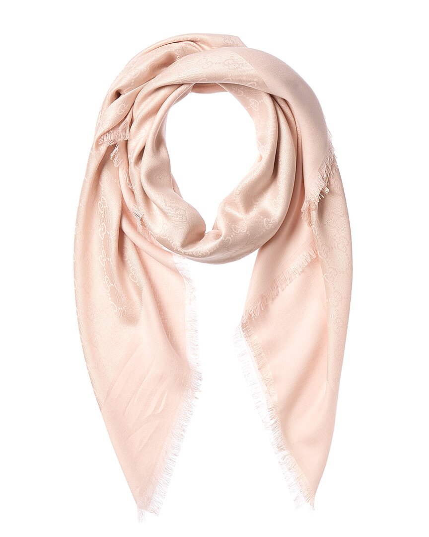 Gucci Gg Silk-Blend Scarf