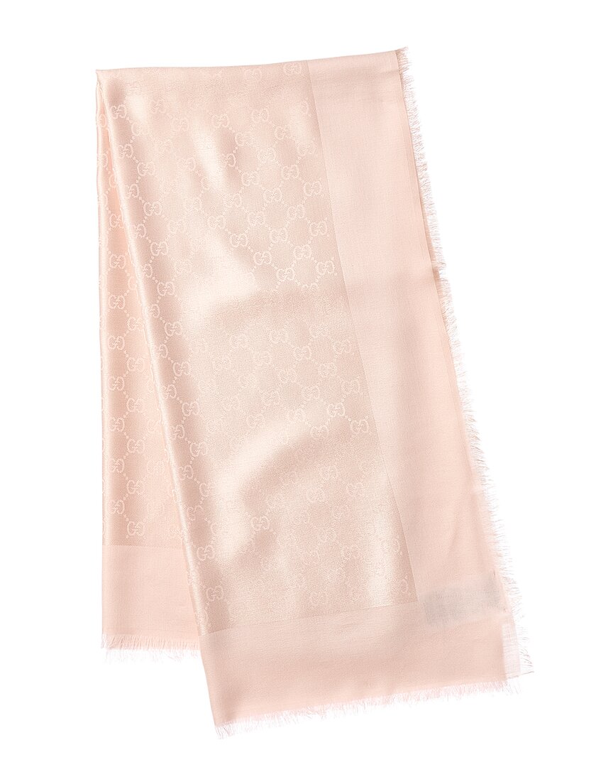 Gucci Gg Silk-Blend Scarf