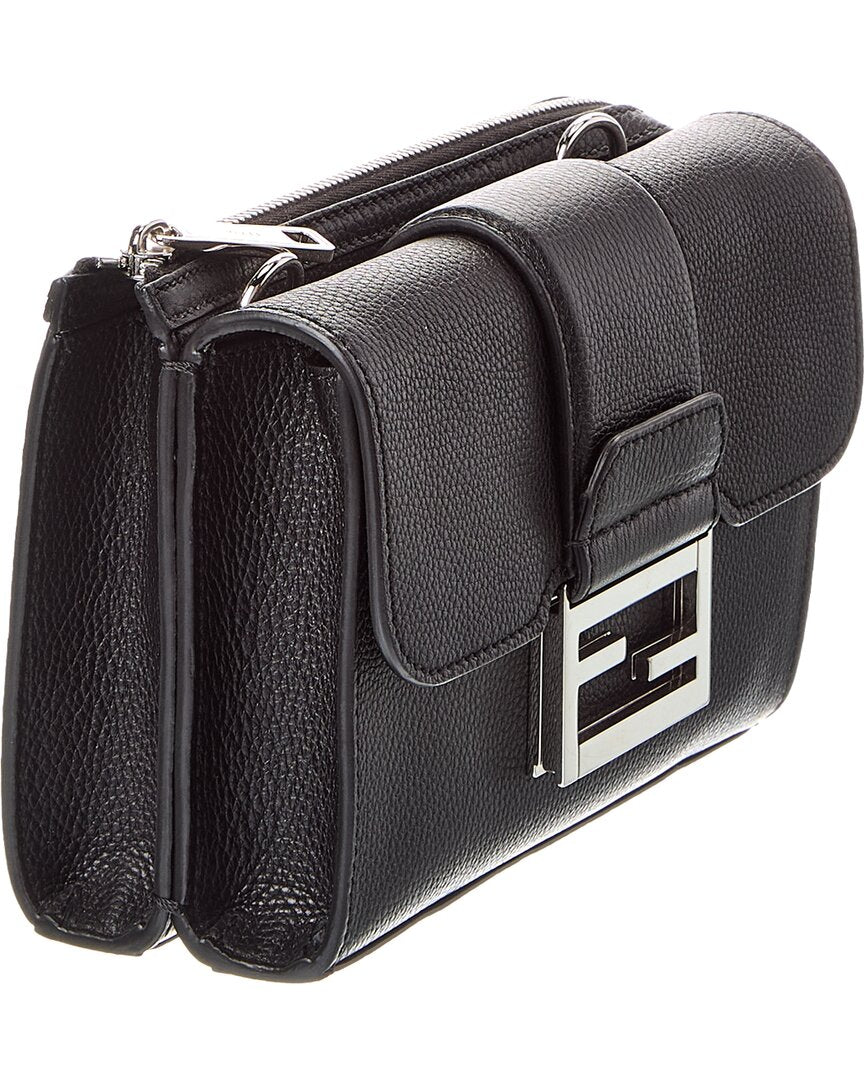 Fendi Baguette Double Leather Crossbody