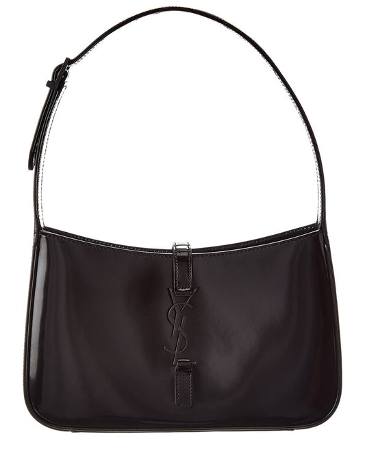 Saint Laurent Le 5 A 7 Patent Hobo Bag