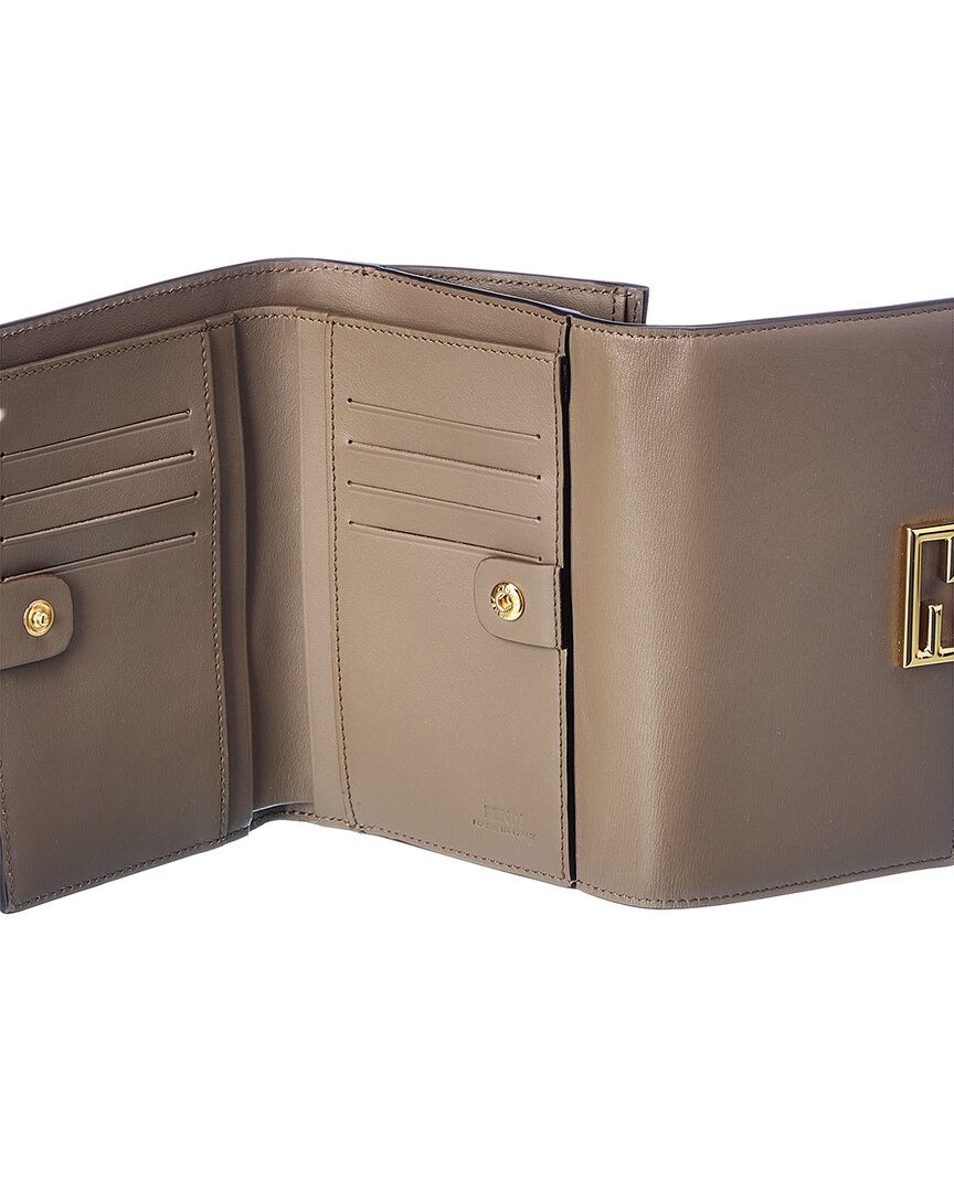 Fendi Peekaboo Leather Continental Wallet