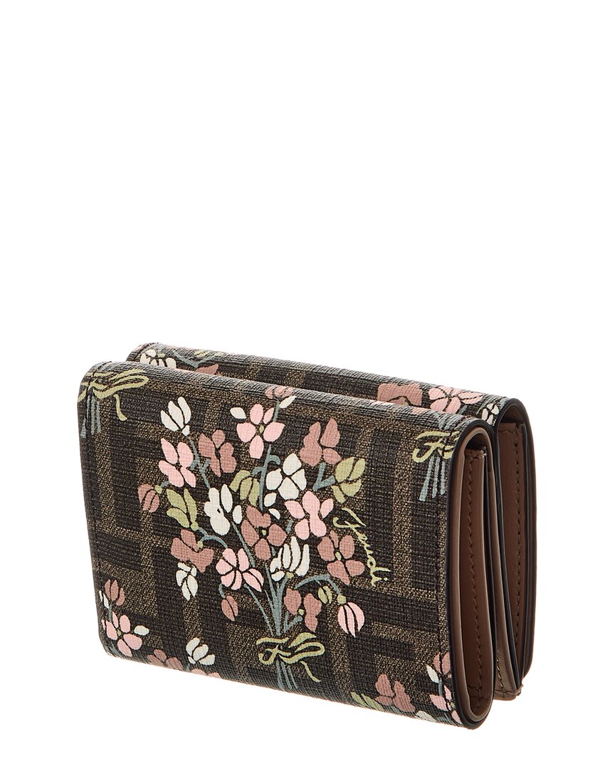 Fendi Roma Ff Jacquard Card Case