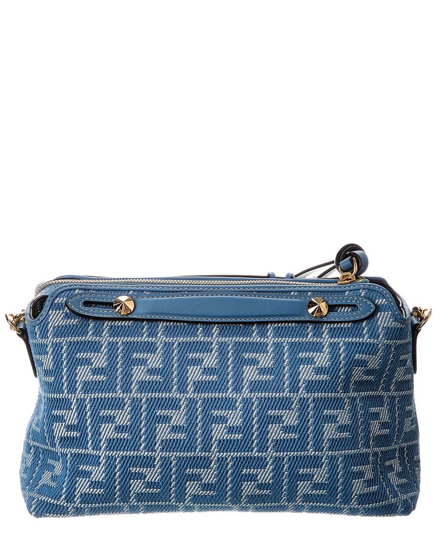 Fendi By The Way Selleria Medium Ff Jacquard & Leather Shoulder Bag