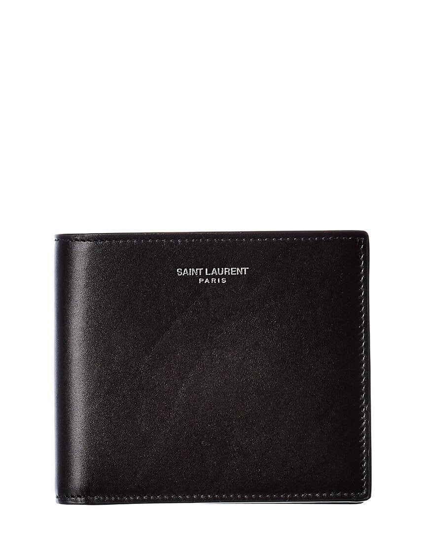 Saint Laurent East/West Leather Wallet
