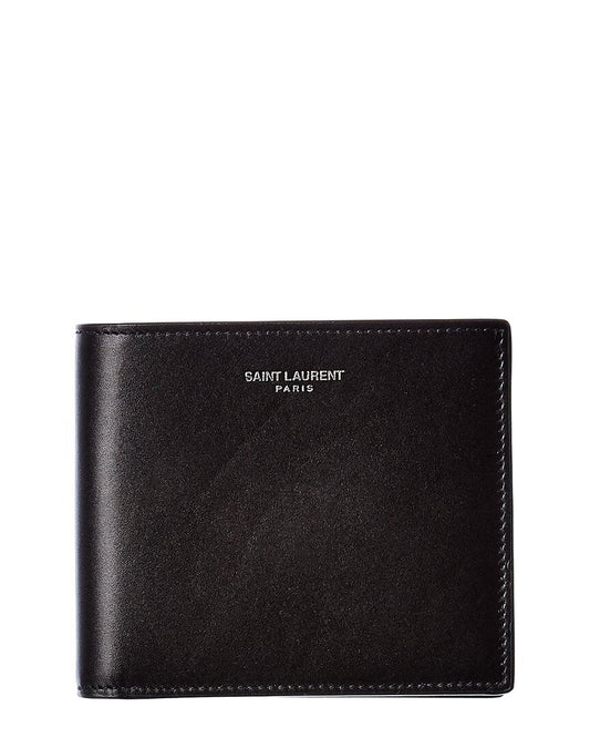 Saint Laurent East/West Leather Wallet