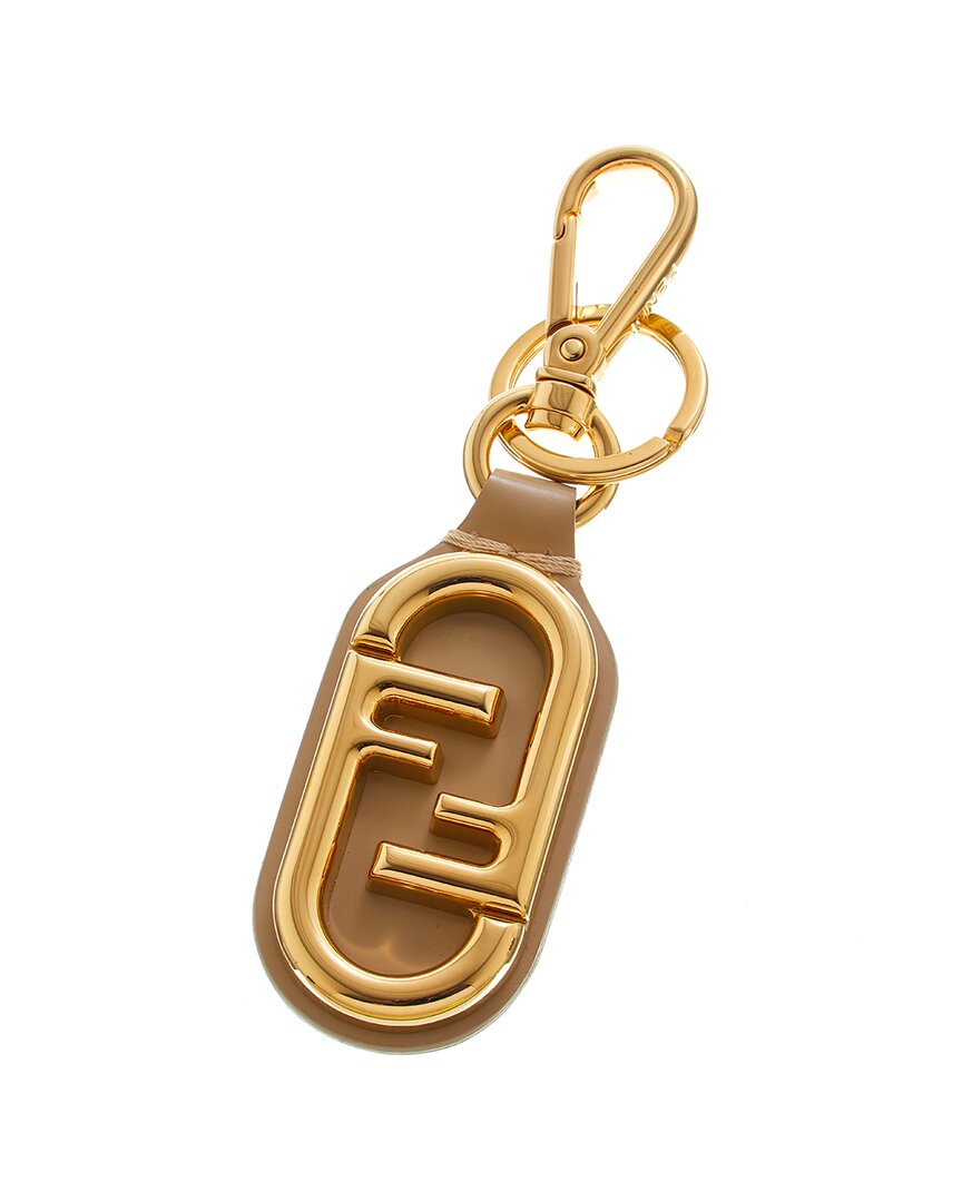 Fendi O'lock Leather Key Chain