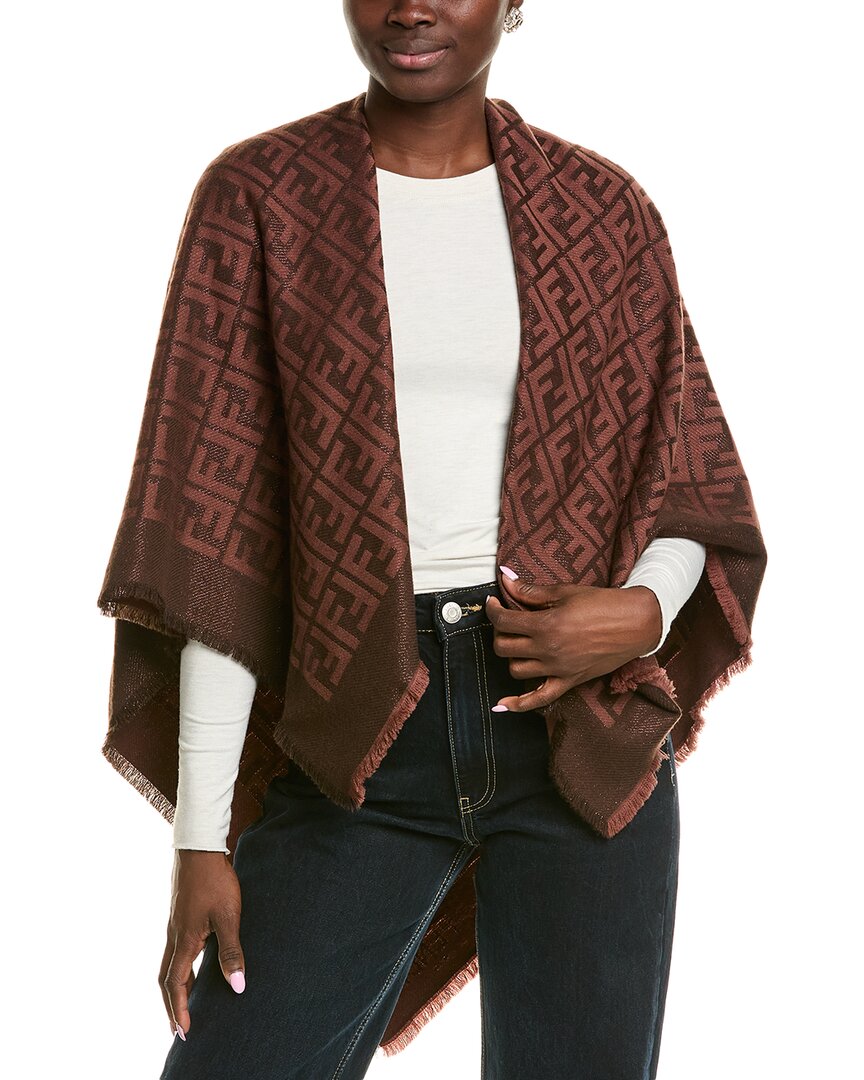 Fendi Ff Wool-Blend Shawl