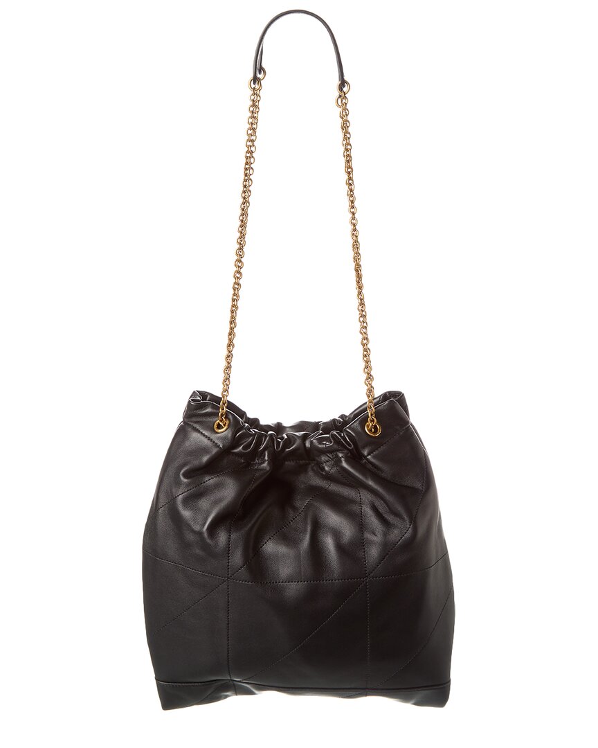 Saint Laurent Jamie 4.3 Pochon Leather Shoulder Bag, Black