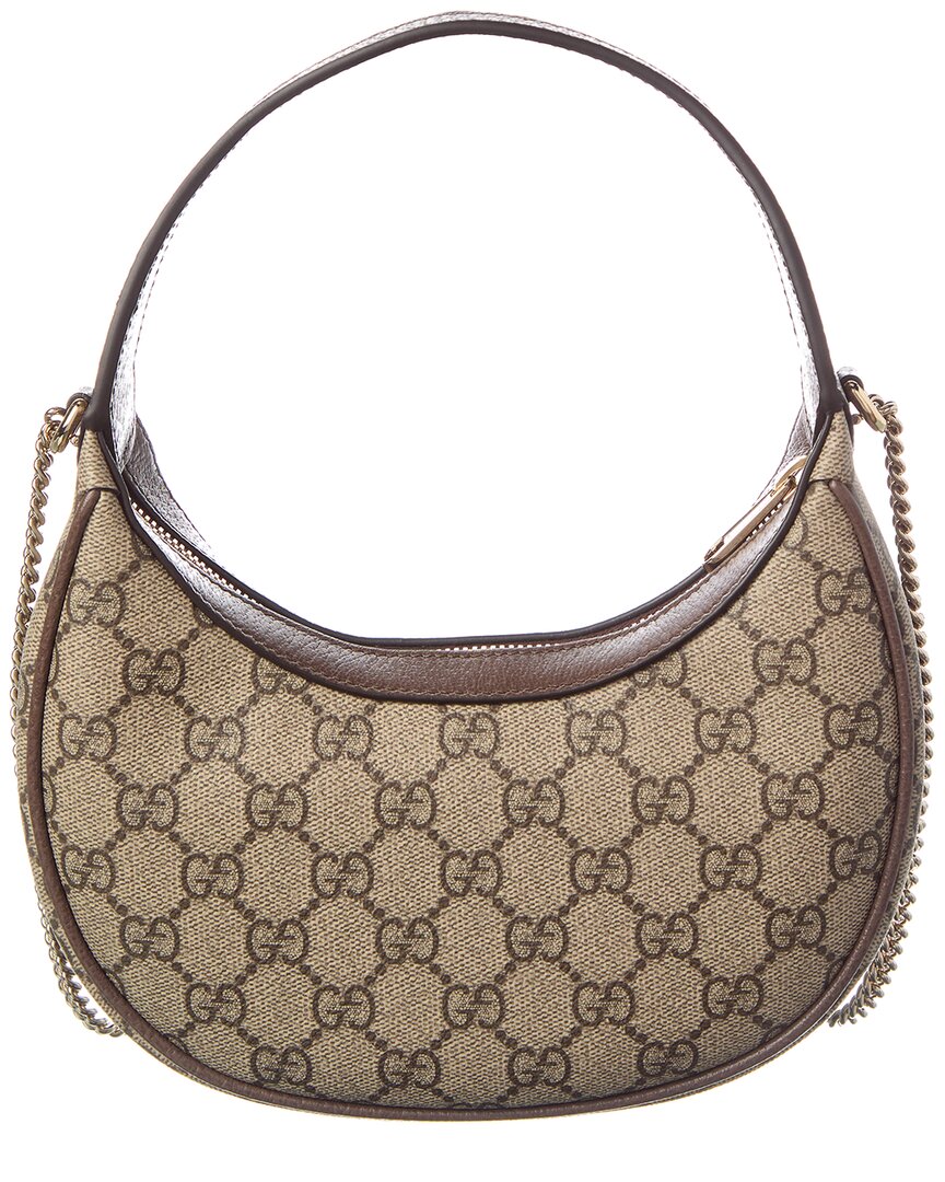 Gucci Ophidia Small Gg Supreme Canvas & Leather Hobo Bag