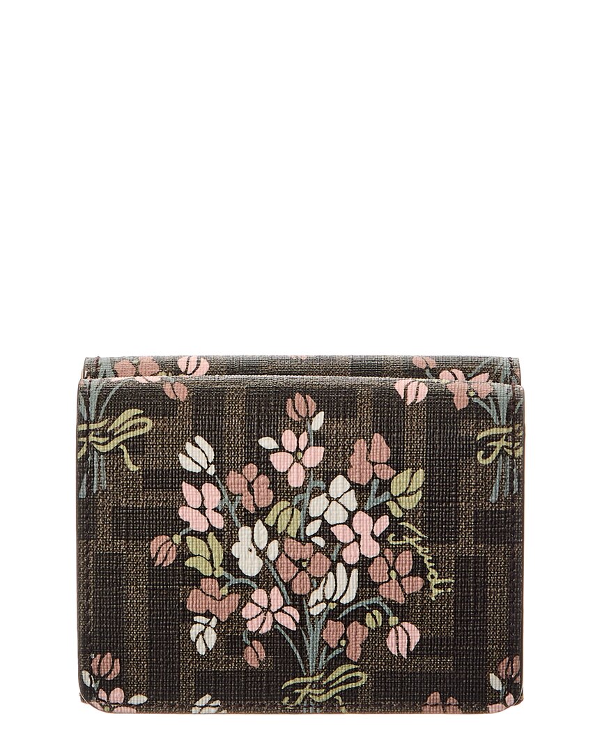 Fendi Roma Ff Jacquard Card Case