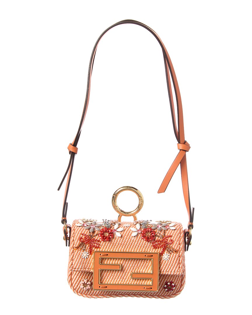 Fendi Baguette Nano Denim Charm