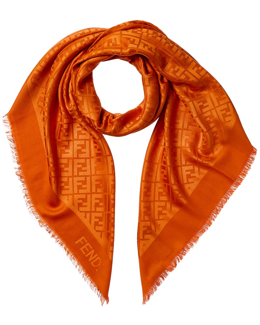 Fendi Silk & Wool-Blend Scarf