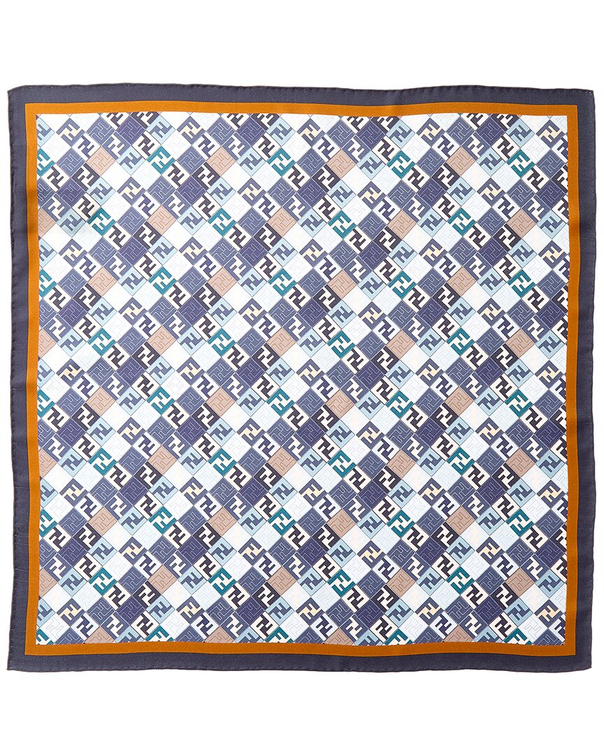 Fendi Ff Foulard Silk Scarf