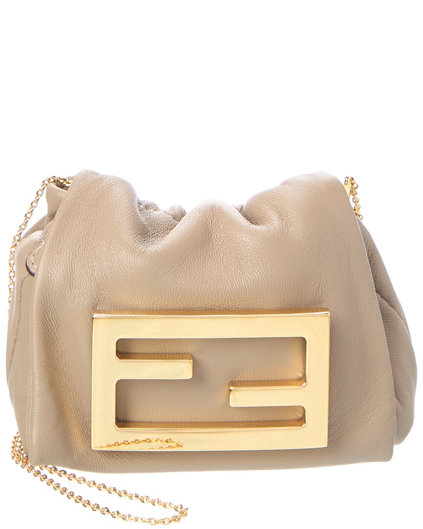 Fendi Nano Baguette Leather Mini Bag