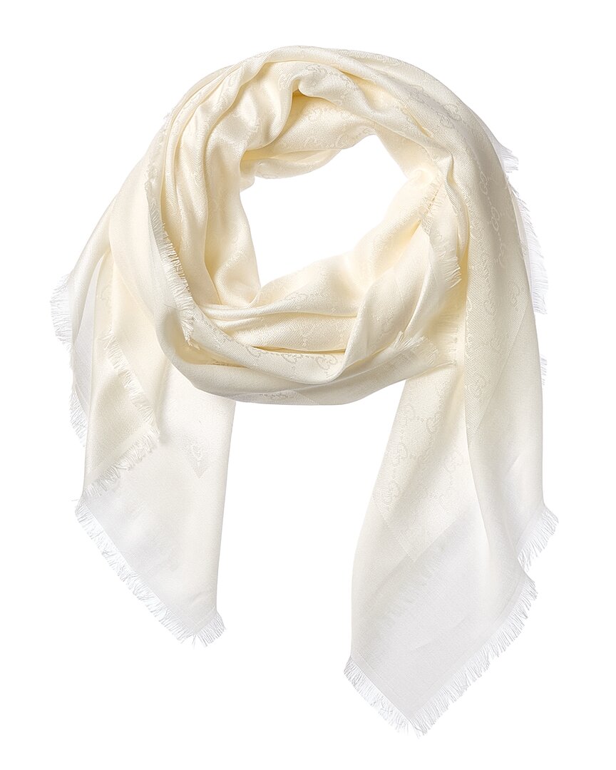 Gucci Gg Silk-Blend Scarf