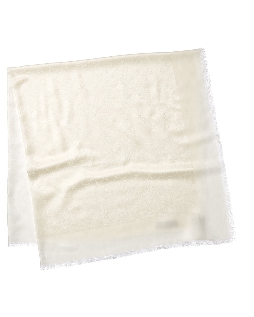 Gucci Gg Silk-Blend Scarf