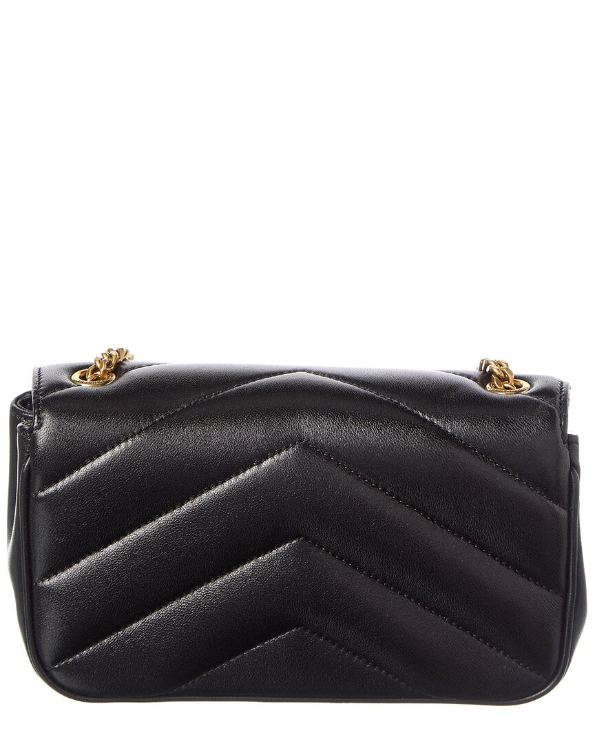 Saint Laurent Loulou Mini Leather Shoulder Bag