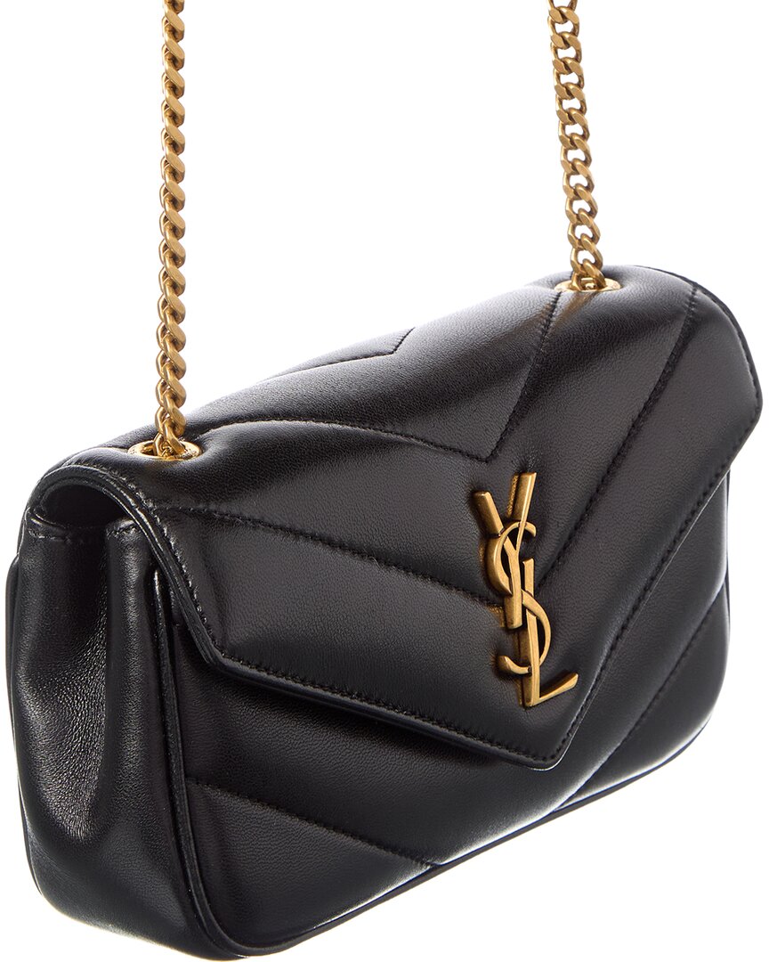 Saint Laurent Loulou Mini Leather Shoulder Bag