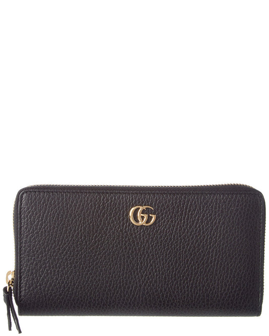 Gucci Leather Zip Around Wallet, Os