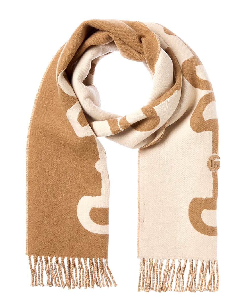 Gucci Wool & Cashmere-Blend Scarf